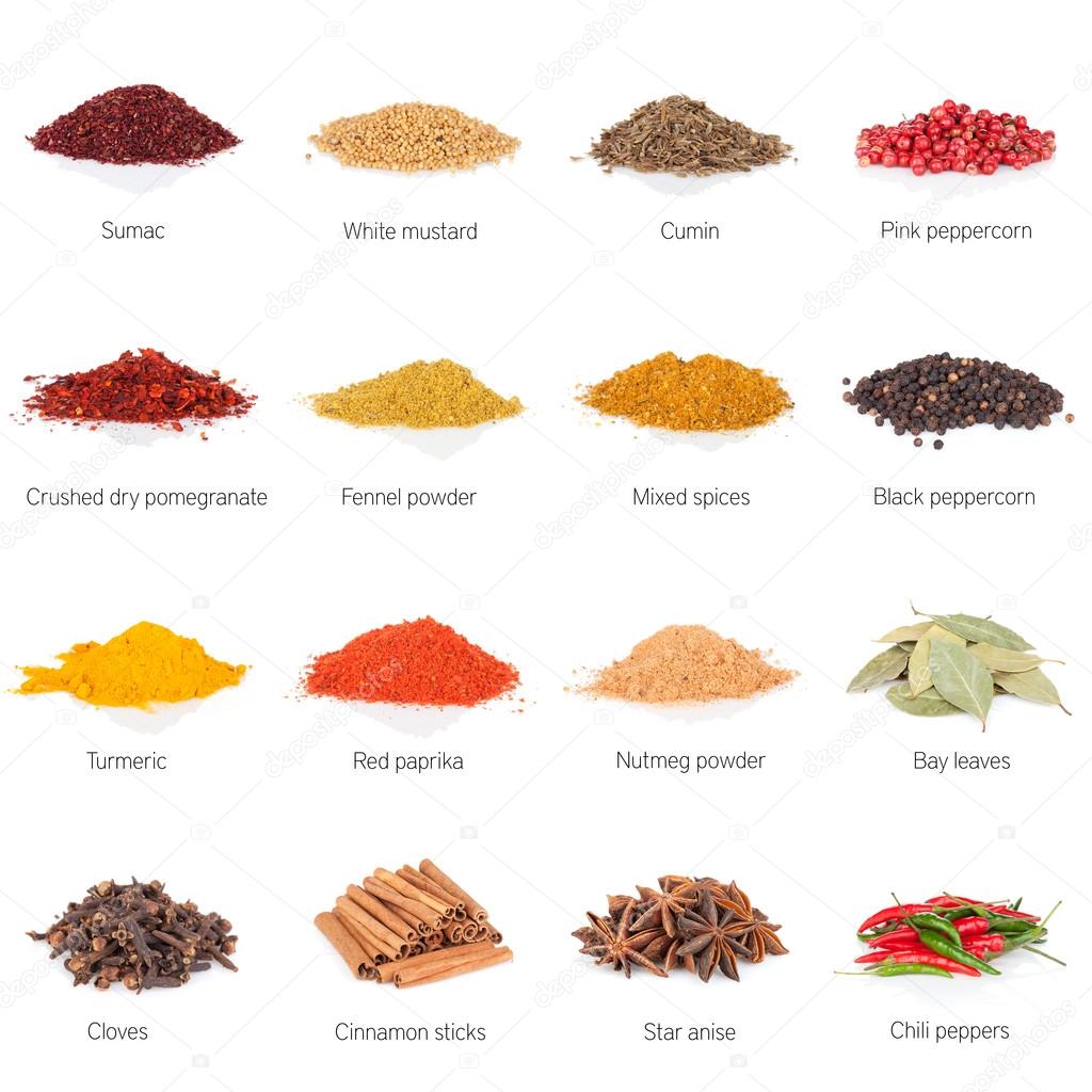 Different spices