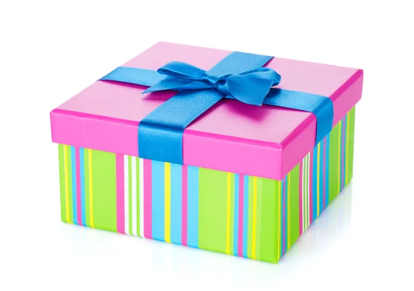 Красочная подарочная коробка — стоковое фото