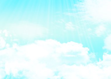 Blue sunny sky