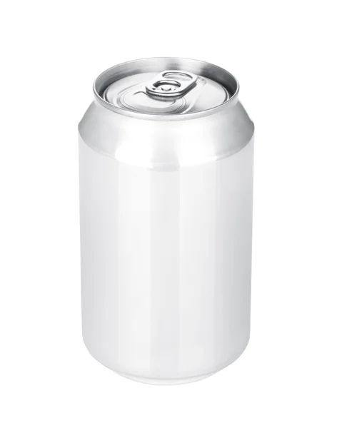 Aluminium-Bier- oder Limonadendose — Stockfoto