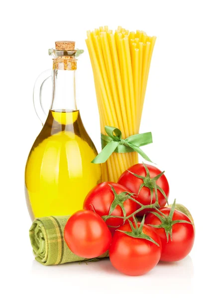 Nudeln mit Tomaten — Stockfoto