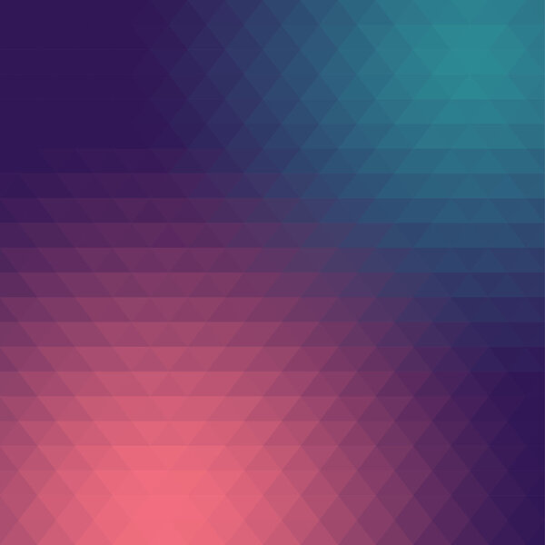 Abstract triangle mosaic gradient background