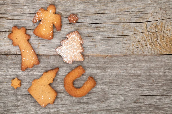 Çeşitli zencefilli kurabiye — Stok fotoğraf