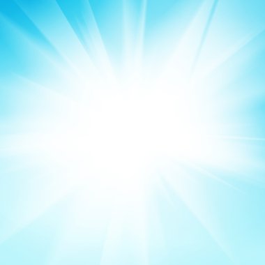 Güneş ışını ile arka plan