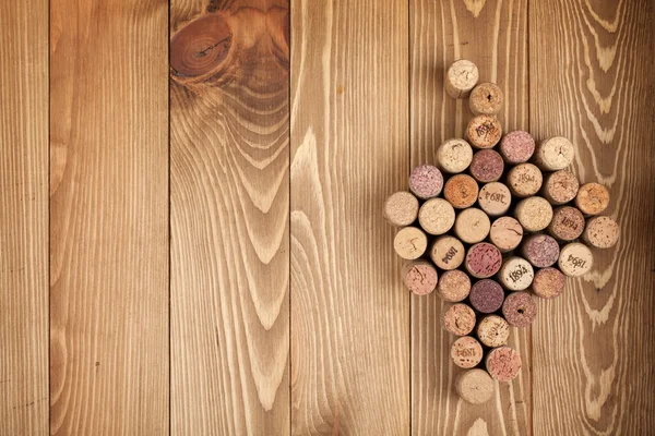 Grape shaped wine corks — Stock Photo, Image