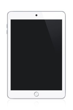 Beyaz modern tablet