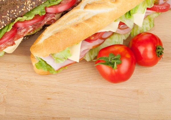 Fresh sandwiches — Stock Photo, Image