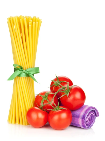 Nudeln mit Tomaten — Stockfoto