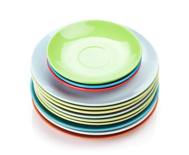 renkli tabaklar ve uçan daireler