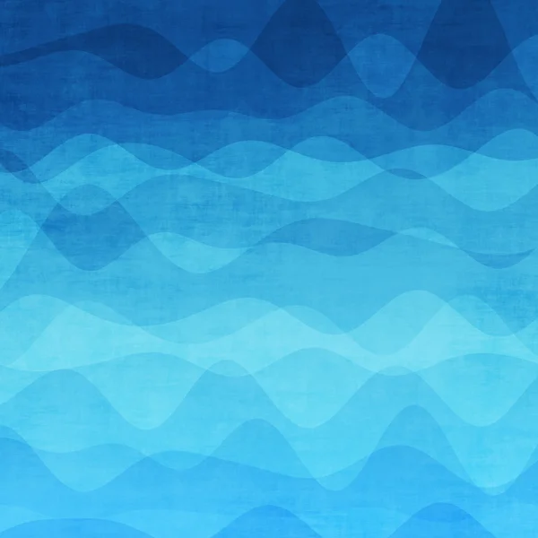 Abstrakt blå våg bakgrund — Stockfoto