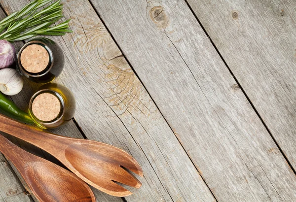 Ervas aromáticas, especiarias e temperos — Fotografia de Stock