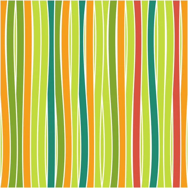 Seamless colorful striped wave background — Stock Vector