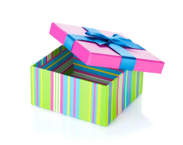 Caja de regalo colorida — Foto de Stock