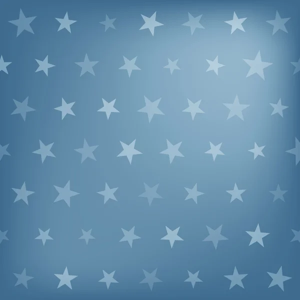 Blue stars pattern — Stock Vector