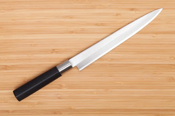 Japanese sushi knife — Stock Photo, Image