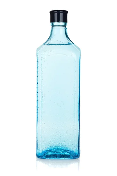 Glass gin bottle — Stock Photo, Image