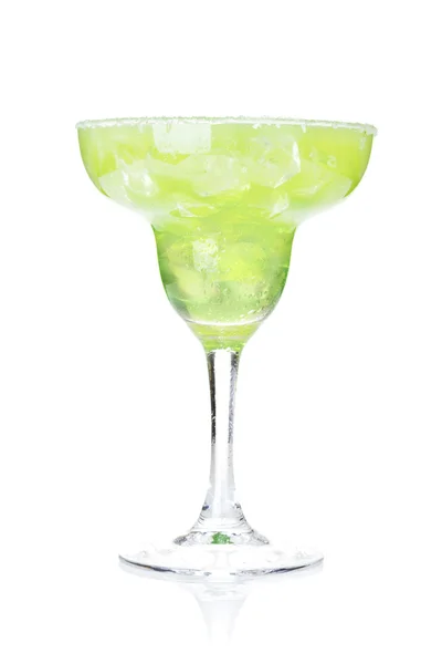 Classic margarita cocktail with salty rim — Stock Photo, Image