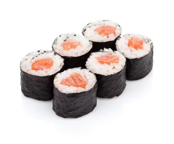 鮭と寿司巻き — ストック写真