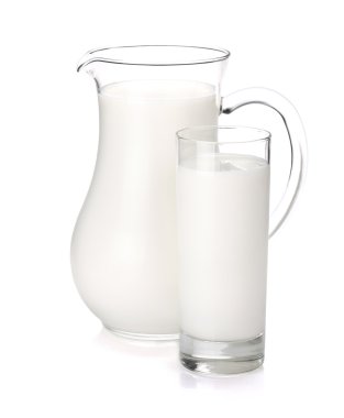 süt sürahi ve bardak