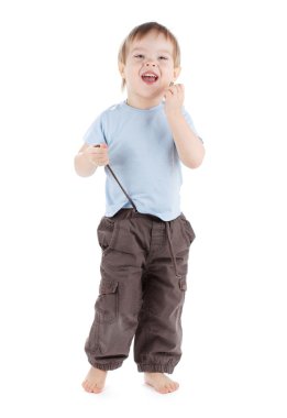 küçük bebek gülümseyen