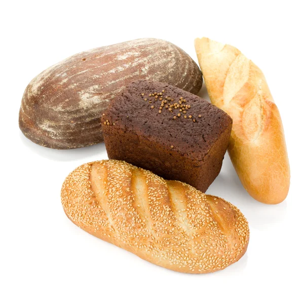 4 loafs 빵 — 스톡 사진