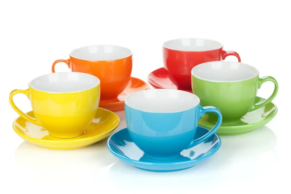 Set of colorful cups — Stock Photo, Image