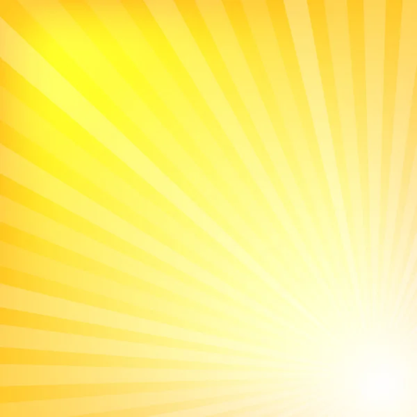 Yellow rays texture background — Stock Vector