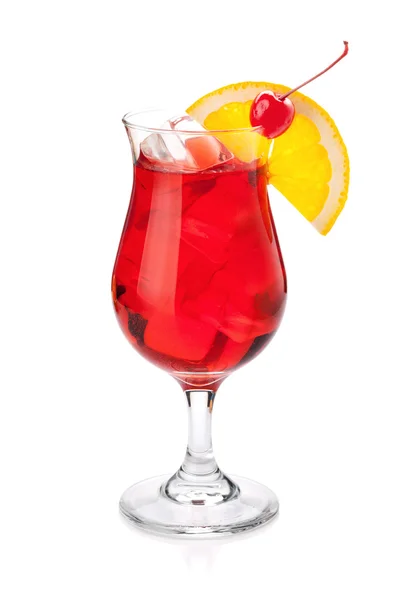 Cocktail tropicale rosso — Foto Stock