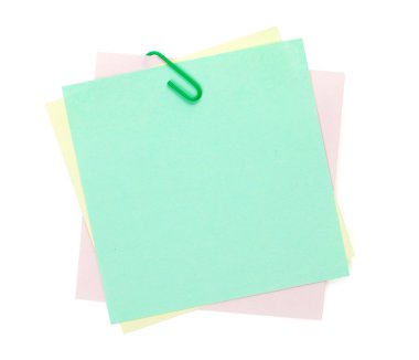 renkli post-it Notlar klip