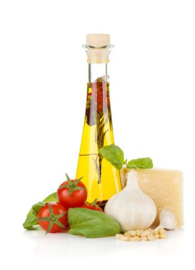 zeytinyağı, domates ve parmesan