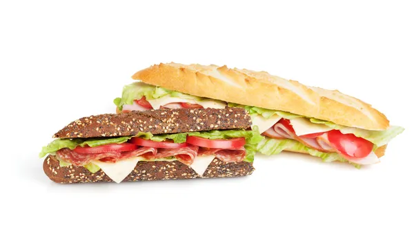 Sandwiches frescos con carne —  Fotos de Stock