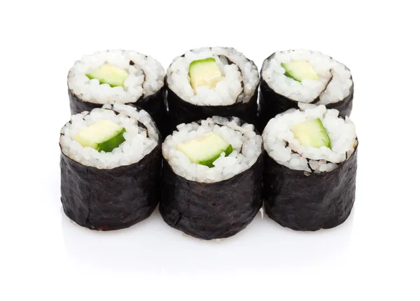 Sushi maki with cucumber — Stock Photo, Image