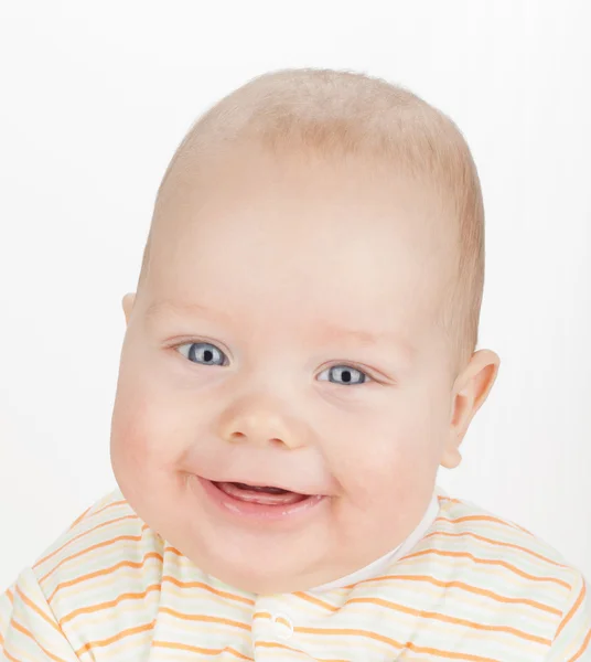 Retrato de close-up de bebê bonito — Fotografia de Stock