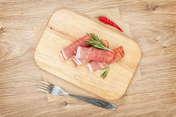 Prosciutto with spices — Stock Photo, Image