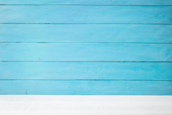 青と白の塗装木材の質感 — ストック写真