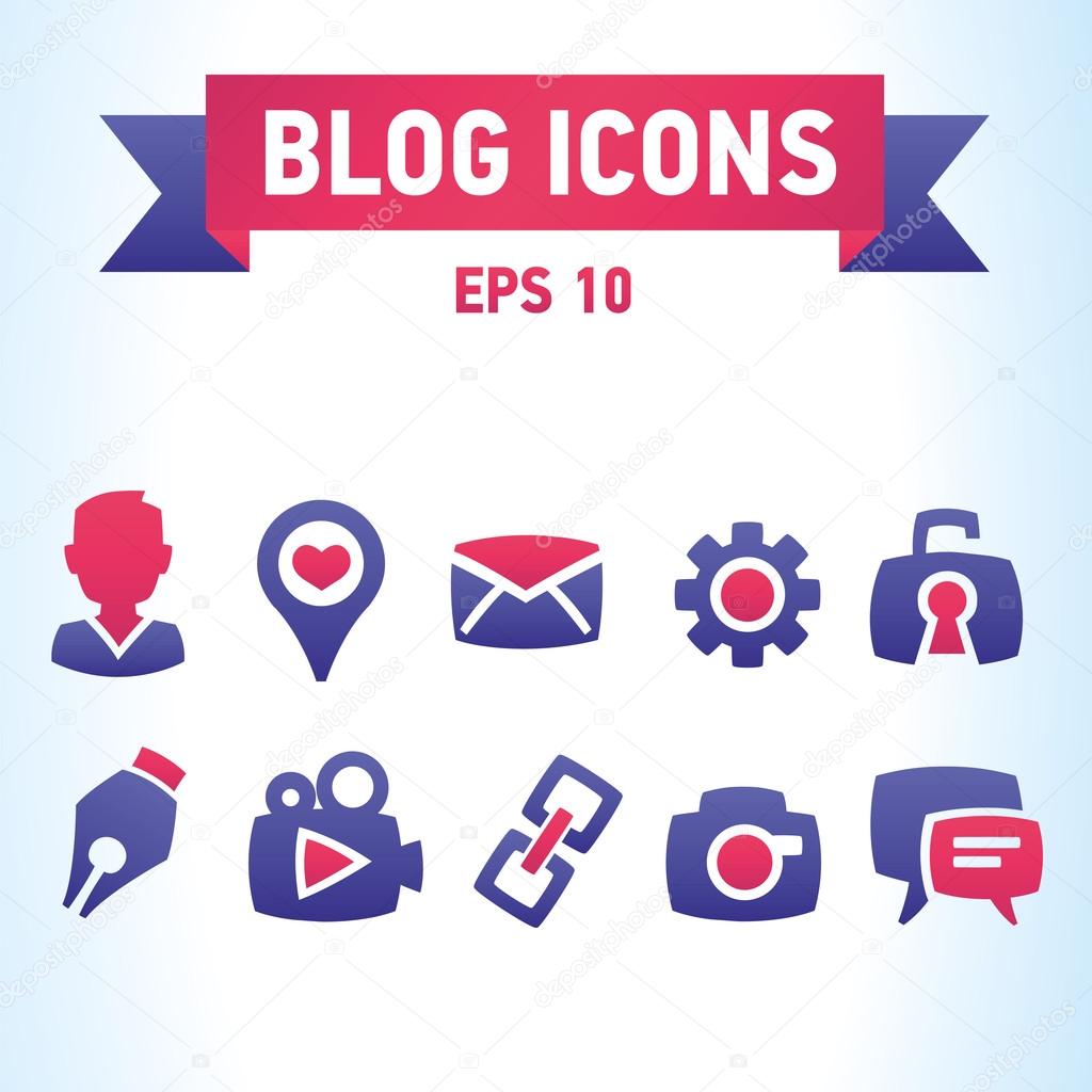 Blog icons