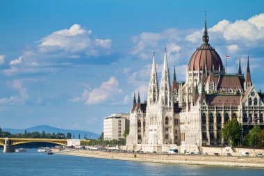 The building of the Parliament in Budapest, Hungary clipart