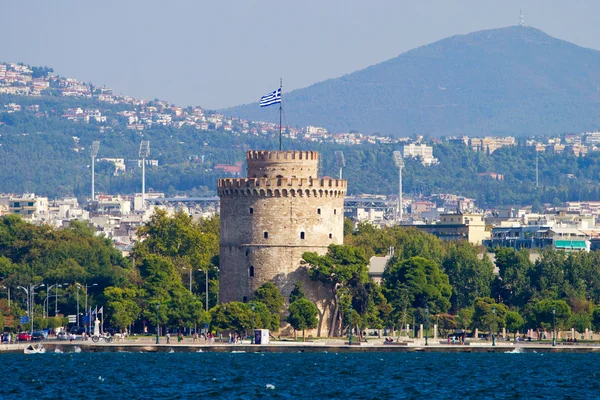Weißer Turm in Thessaloniki, Griechenland — Stockfoto