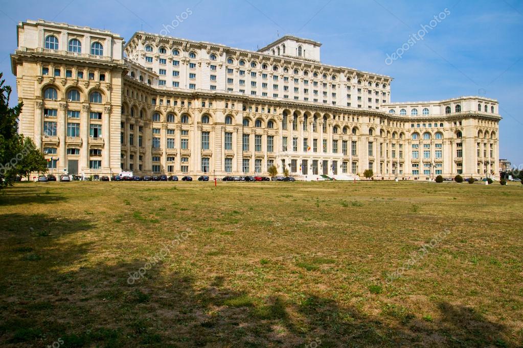 Palast des Parlaments, Bukarest Rumänien - Stockfotografie ...
