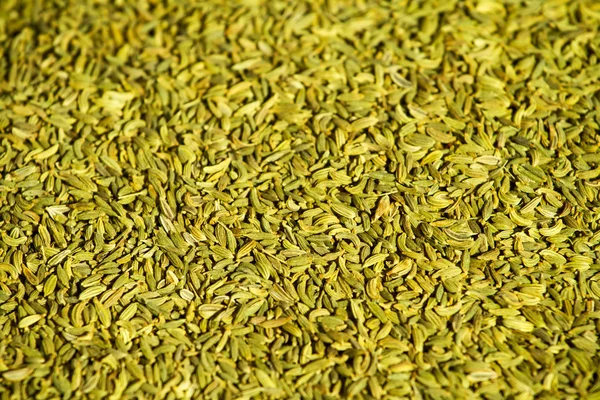 Close up background of fennel seeds (foeniculum vulgare) — Stock Photo, Image