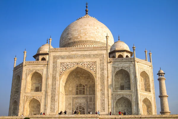 Widok taj mahal, agra, uttar Pradesh, Indie — Zdjęcie stockowe