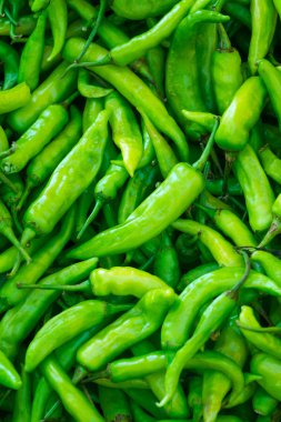 taze yeşil biber arka plan
