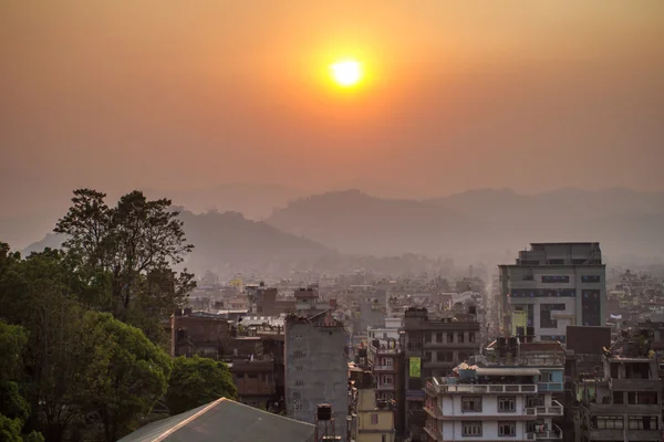 Pohled shora, Kathmandu, Nepál — Stock fotografie