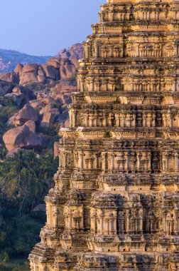 Hampi 'deki Virupaksha Tapınağı, Karnataka, Hindistan