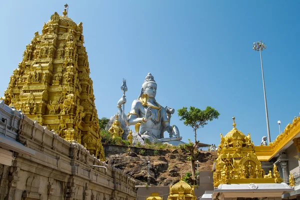 Socha Šivy v murudeshwar chrámu v karnataka, Indie — Stock fotografie