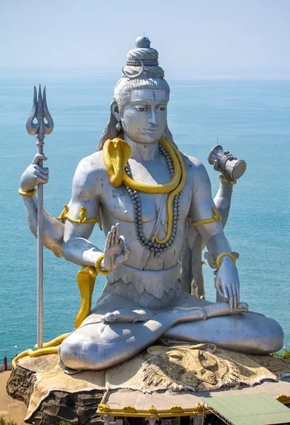 Statue of Lord Shiva in Murudeshwar Temple in Karnataka, India — Stock Photo, Image