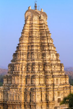 Hampi 'deki Virupaksha Tapınağı, Karnataka, Hindistan