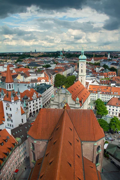 Vue du centre-ville de Munich. Munchen, Allemagne — Photo