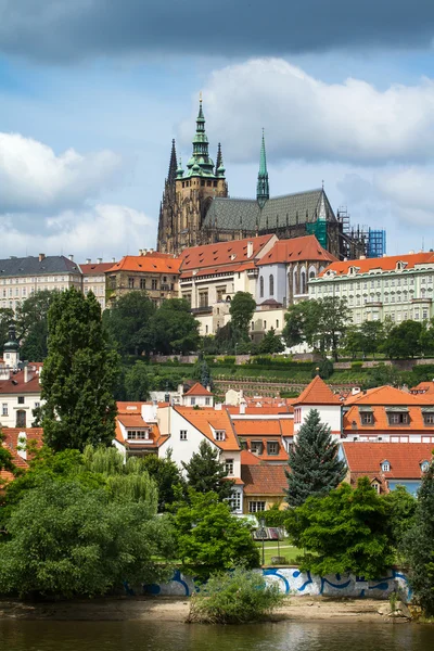 Prag Kalesi'nin görünümü — Stok fotoğraf