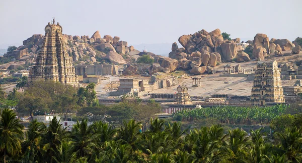 Virupaksha tempel in Hampi, Karnataka, India — Stockfoto